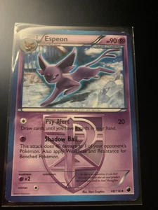 Pokemon Espeon Card 48/116 Rare Holo Psy Alert Shadow Ball HP 90 - Picture 1 of 2