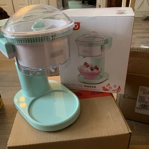 DASH Shaved Ice Maker Machine Mint Green Blue DSIM100GBAQ02 Snow Cone Maker - Picture 1 of 8