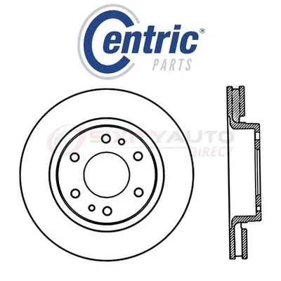 Centric C-TEK Disc Brake Rotor for 2006-2009 GMC Envoy 4.2L L6 - Kit Set dg Foto 1 de 4