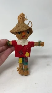 Vintage Stroh Filz Vogelscheuche Herbst Deko Japan - Bild 1 von 4