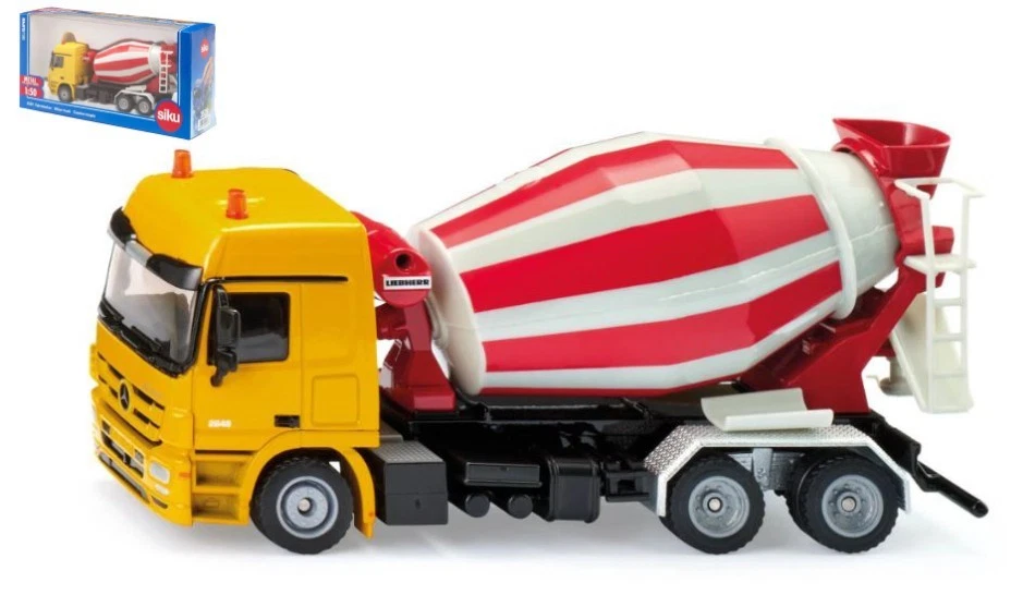 Modellino Siku camion BETONIERA MERCEDES 1:50 modellismo statico collezione - Immagine 1 di 1