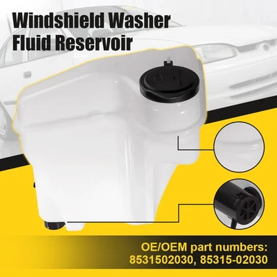 Tanque de depósito de líquido para lavadora de parabrisas para Chevy Prizm/Toyota Corolla 1998-02 EW Foto 1 de 4