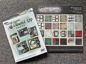 Heartfelt Creations 12 x 12 Double Sided Paper Pad "All Geared Up" Collection - Picture 1 of 4