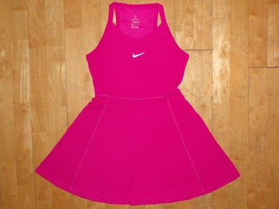NIKE COURT Mujer DRI-FIT Rosa Ajuste Ajustado Pequeño S Pequeño Tenis Pickleball Vestido Foto 1 de 4