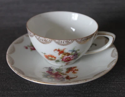 1904 – 1918 Bauer & Pfeiffer Württemberg Sammeltasse 2188 Mokkatasse - Bild 1 von 4