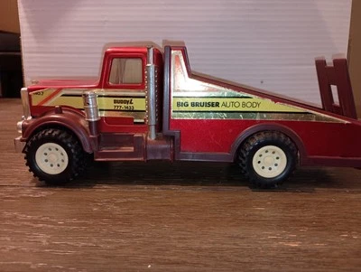 Buddy L Big Bruiser Stock Car Hauler Kenworth Truck 1989 б/у Винтажная Игрушка - Изображение 1 из 4