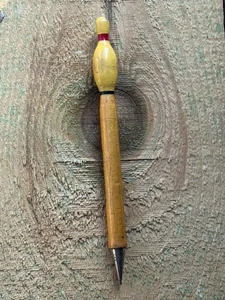 Vintage Bowling Pin Druckbleistift Werbe Werbung Cadillac, MI - Bild 1 von 7