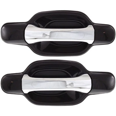 New Door Handles Set of 2 Rear Driver & Passenger Side Chevy LH RH Colorado Pair - Imagem 1 de 4
