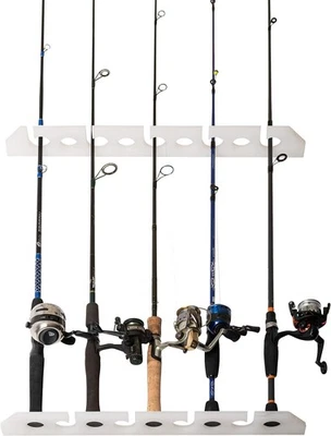 Old Cedar Outfitters Plástico 3 en 1 Estante 9 Capacidad 9 Varillas, Blanco 9 Varillas  Foto 1 de 4