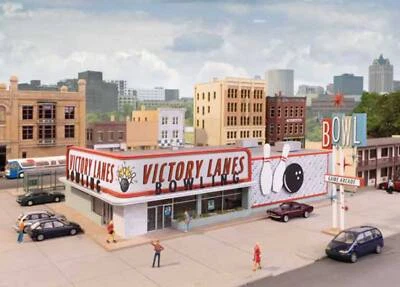 Walthers HO 933-4118 - Piedra angular - Kit de construcción de bolera vintage Foto 1 de 4