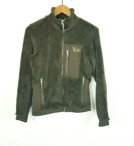 Mountain Hardwear S/P Women's Fleece Sherpa Brown Full Zip Jacket - Picture 1 of 10