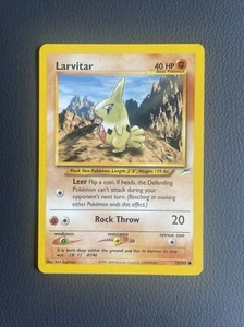 Larvitar 70/105 Neo Destiny gemeinsame Pokémonkarte (Neo Destiny) Neuwertig + - Bild 1 von 6