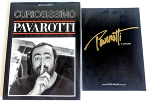 Luciano Pavarotti SIGNED Curiosissimo Pavarotti by Adua Pavarotti Book & Program - Picture 1 of 23