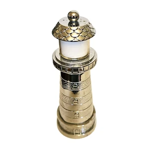 Godinger Salz / Pfeffermühle Mühle Leuchtturm fein versilbert TOP - Bild 1 von 6