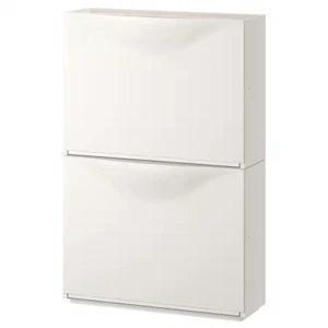 IKEA TRONES Shoe/storage cabinet, white, 20 1/2x7 1/8x15 3/8 " - Picture 1 of 2