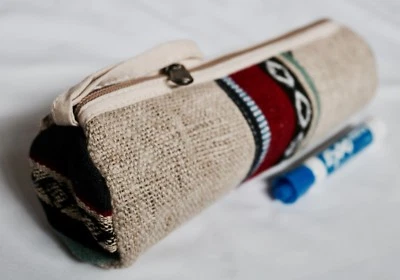 Bolsa de maquillaje/lápiz de cáñamo ENVÍO GRATUITO Foto 1 de 4