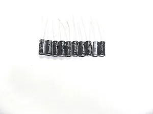 100uF 25V (10x) Electrolytic Capacitors 25V 100uF Volume 5x10 mm - Picture 1 of 3
