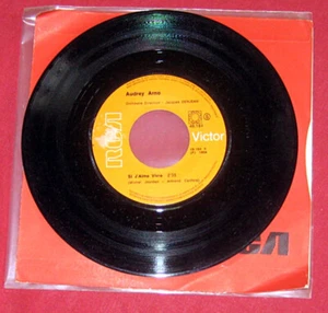 Rare. Collector. Audrey Arno. Si j'aime vivre / La rivière. RCA / Victor. 1969. - Picture 1 of 2