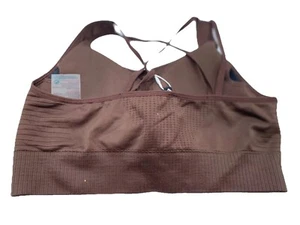 Womens Best Power Seamless Sports Bra Walnut Brown- Size  Small - Picture 1 of 17