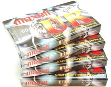Maxell UR60 blank ferric cassette tape - and UR 60
