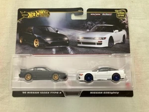 Hot Wheels - 2025 - '96 Nissan 180SX Type X & Nissan SilEighty - Twin 2 Pack - Picture 1 of 2