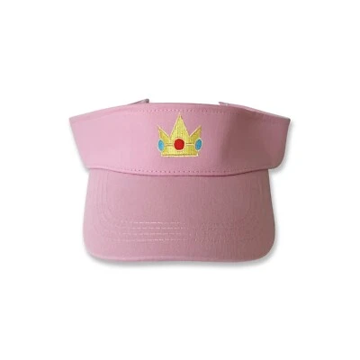 Princesa Melocotón/Margarita/Rosalina Corona Halloween Gorra Tiarra Visera Bordado Disfraz Foto 1 de 3