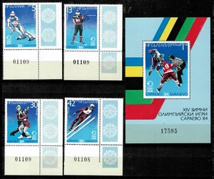 Bulgaria 1984 ☀ Winter Olympics - Sarajevo Mi 3247-50 ☀ MNH** - Picture 1 of 1