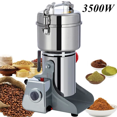 800g Getreidemühle Schrotmühle Elektrische Kräutermühle für Gewürze Und Reis NEU - Bild 1 von 4