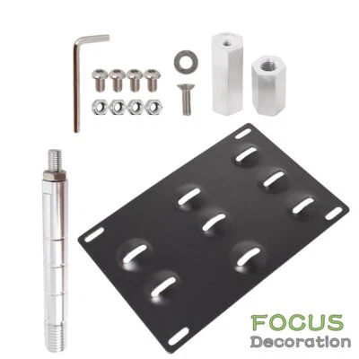 Soporte de matrícula de gancho de remolque para parachoques para Mercedes-Benz GLK GLC GLA C E 2010-20 Foto 1 de 4