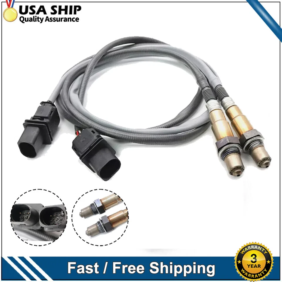 NUEVO 2 PIEZAS Sensor de oxígeno aguas arriba O2 para BMW 323I 328I X3 X5 Z4 135I 335I 335XI Foto 1 de 4