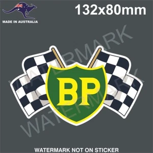 BP RACING STICKER DECAL VINTAGE RETRO PETROLEUM OIL STICKERS - Picture 1 of 1