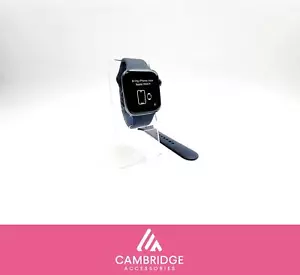 Apple Watch Series 5 A2157 44mm Cellular Gray S/M + M/L Black Wristband Grade B - Picture 1 of 12