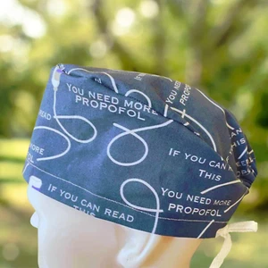 PREMIUM You're Light Anesthesia Scrub Cap|Modern Style|MD|CNA|RN|Tech|Vet - Picture 1 of 4