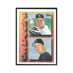 1995 Topps Todd Greene/Troy Percival Angels #633 - Picture 1 of 3