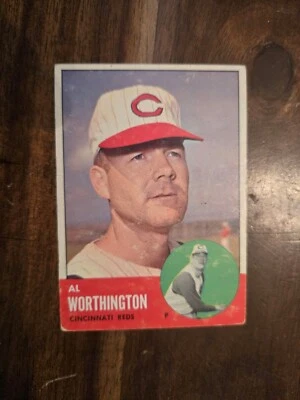 1963 Al Worthington #556 Reds High Number VG-EX - Image 1 of 2