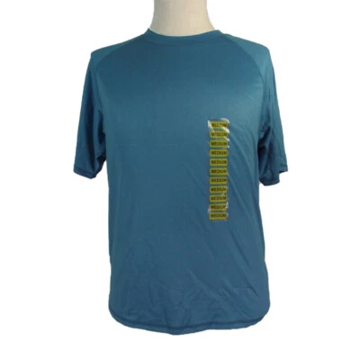 Camisa Zeroxposur Hombre Azul Medio Manga Corta NUEVA con Defecto Foto 1 de 4