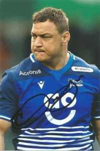 SALE SHARKS RUGBY UNION: COENIE OOSTHUIZEN SIGNED 6x4 ACTION PHOTO+COA - Picture 1 of 1