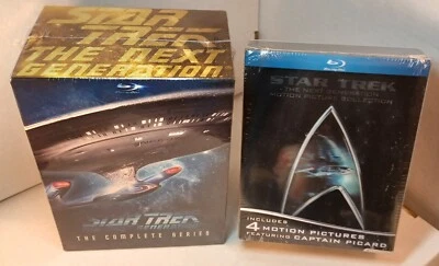 Star Trek: Next Generation Complete Series + Movies Collection (Blu-ray) NEW - Image 1 of 4
