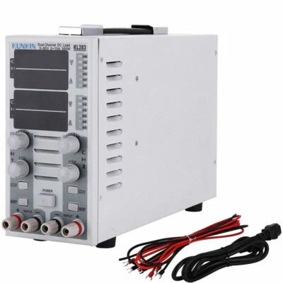 80V 30A 110V KL283 Dual Channel Adjustable LCD DC Electronic Load Tester 300W - Image 1 of 4