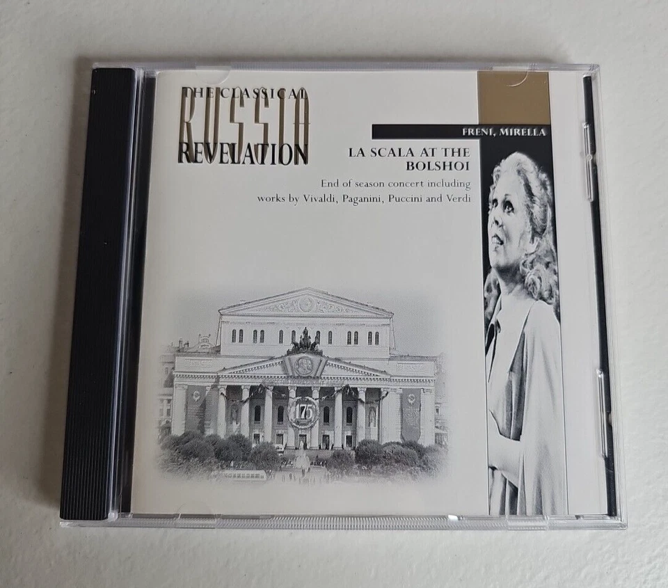 Opera CD Mirella Freni La Scala At The Bolshoi Live Performances 1988 RV10028 Foto 1 de 4