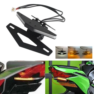 Eliminador de guardabarros LED trasero ordenado señales de giro para Aprilia RSV4 1100 FÁBRICA Tuono Foto 1 de 4