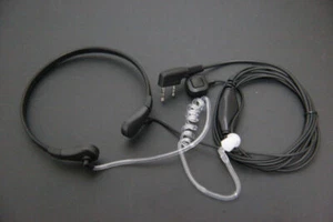 Throat Mic Earpiece Headset Headphone PTT For Baofeng UV5R UV3R BF-888S Kenwood - Photo 1/4