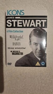 JAMES STEWART: ICONS COLLECTION ( DVD 4 FILM'S NEW AND SEALED) - Picture 1 of 2