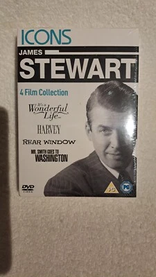 JAMES STEWART: ICONS COLLECTION ( DVD 4 FILM'S NEW AND SEALED) - Image 1 of 2