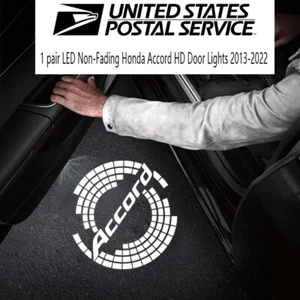 1 pair LED Non-Fading Honda Accord HD Puddle Lights Be suitable for 2013-2022 - Picture 1 of 5