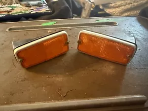 1982 YAMAHA XJ750J XJ 750 J FRAME FRONT REFLECTORS - Picture 1 of 7