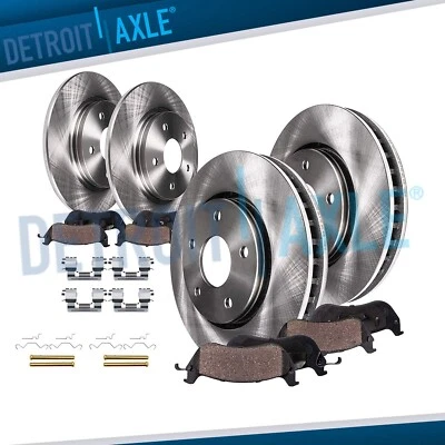 Front Rear Rotors Ceramic Brake Pads for 2000-2005 Toyota Celica (GTS Models) - Image 1 of 4