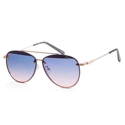 Gafas de sol Guess para mujer 63 mm oro rosa brillante GF0386-28W Foto 1 de 2