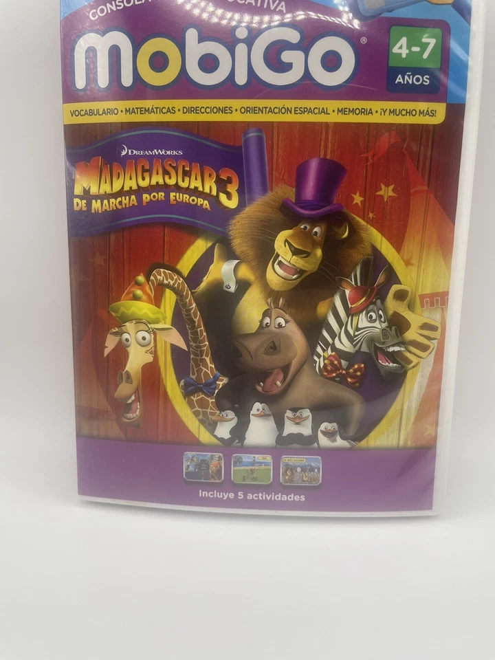 Vtech Spanish - Vtech Juego Mobigo Madagascar 3 - En Espanol - Image 1 of 4