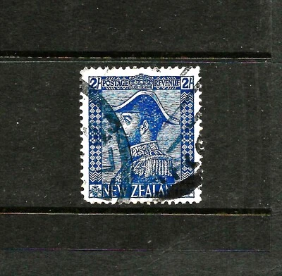 New Zealand 1926 Admirals, 2/- Blue, SG 469, U - Image 1 of 2